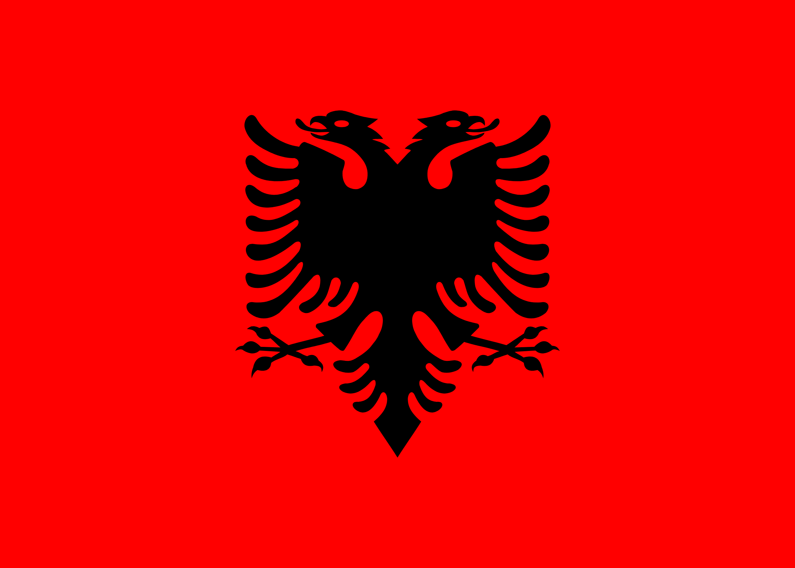 Flaga Albanii